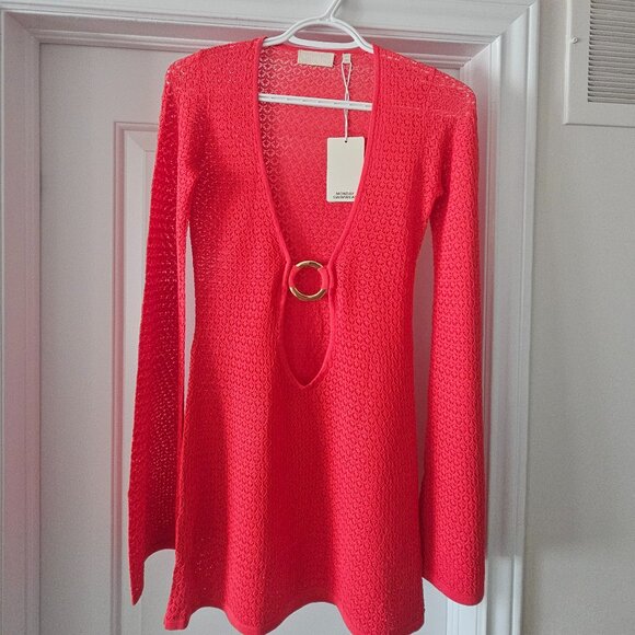 Brand New With Tags Monday Swimwear Montego Mini Dress Crochet - Picture 4 of 4